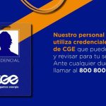 CGE reitera protocolo de identificación de personal contratista y funcionarios de la compañía que cumplen labores de terreno