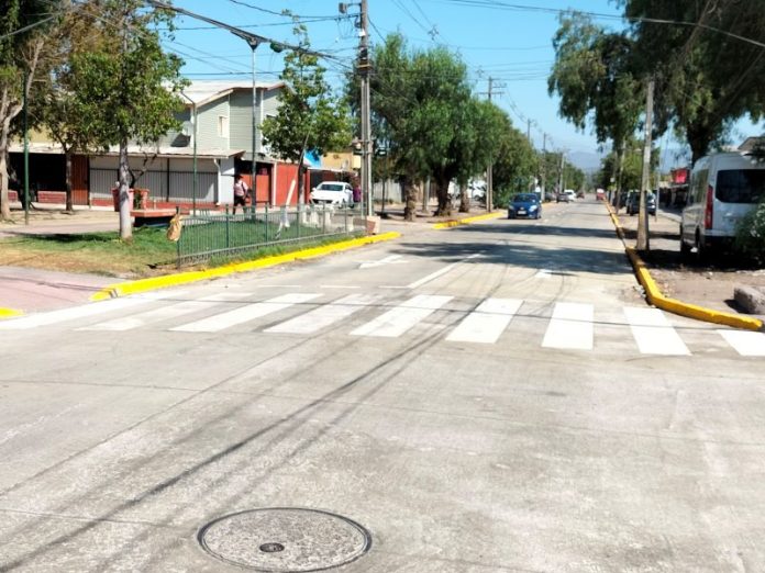 Talagante Terminan trabajos en calles Monseñor Larraín, Tegualda y Manuel Rodríguez