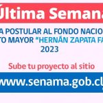 Hasta el viernes 12 de mayo hay plazo para postular al Fondo Nacional de SENAMA “Hernán Zapata Farías 2023”